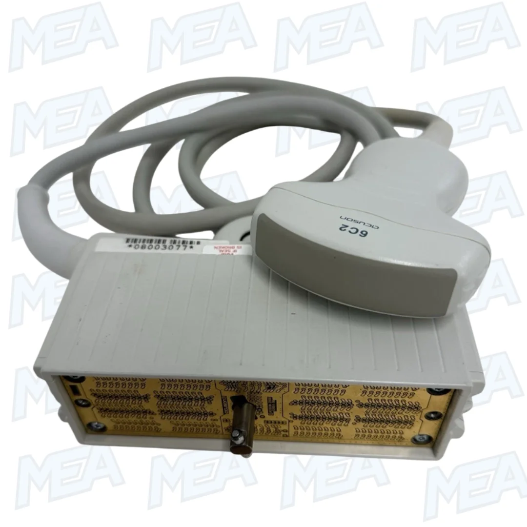 Siemens Acuson 6C2 Model 08248186 Convex Array Ultrasound Transducer Probe 1 Siemens Acuson 6C2 convex array ultrasound transducer probe model 08248186