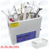 Ultrasonic Cleaner 2L 3L 6L 10L Ultrasound Bath For Glasses Jewelry Lens Board Cleaner Ultrasonic Washing Machine Dishwasher 4 Ultrasonic Cleaner Machine 6L stainless steel ultrasonic bath for jewelry, glasses and parts cleaning