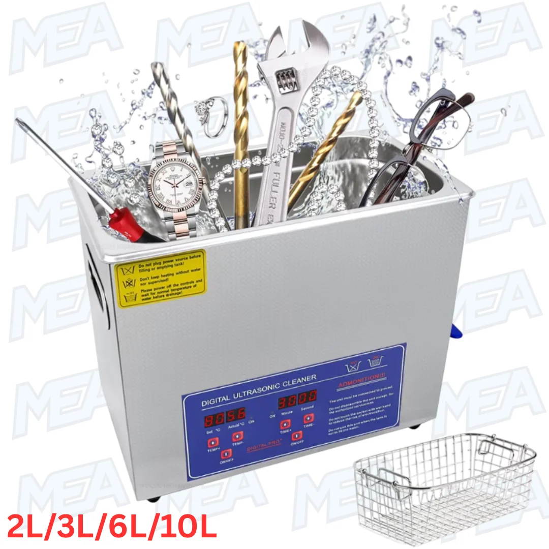 Ultrasonic Cleaner 2L 3L 6L 10L Ultrasound Bath For Glasses Jewelry Lens Board Cleaner Ultrasonic Washing Machine Dishwasher 1 Ultrasonic Cleaner Machine 6L stainless steel ultrasonic bath for jewelry, glasses and parts cleaning