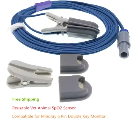 Mindray 6 Pole SpO2 Sensor PM7000 PM8000 PM9000 MEC 1000 Patient Monitor Heart Rate SAO2 Probe Newborns Adults 8 Mindray 6 Pole SpO2 Sensor PM7000 PM8000 PM9000 MEC 1000 Patient Monitor Heart Rate SAO2 Probe Newborns Adults - Image 8