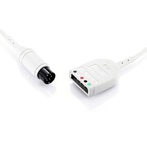 3/5-lead ECG Trunk Cable AHA/IEC for Mindray 0010-30-42782 3.0m, Reusable, Defib-Proof, TPU