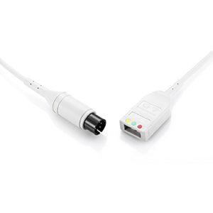 3-lead ECG Trunk Cable AHA/IEC for Mindray 0010-30-43126 Reusable, Defib-Proof