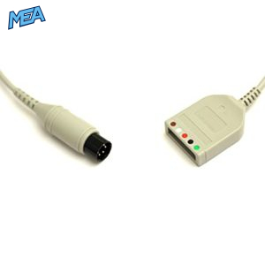 3/5-lead ECG Trunk Cable AHA/IEC for Mindray 0010-30-43134 Reusable