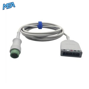 3/5-lead ECG Trunk Cable for Mindray 009-004728-00 Reusable, Defib-Proof