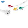3-lead ECG Leadwire Set with Grabber/Pinch end IEC for Mindray 009-004775-00 Reusable 2 009 004775 00