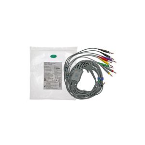 12-lead ECG Cable with 4mm Banana end IEC for Edan 01.57.471500 Reusable