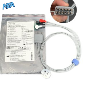 3-lead ECG Leadwire Set with Snap end AHA for Edan 02.04.241957 Reusable
