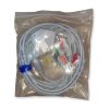 12-lead ECG Cable with Grabber/Pinch end AHA for Northern Meditec 040.01.000077.00 Reusable 3 040.01.000077.00