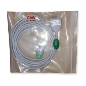 3-lead ECG Trunk Cable IEC for Northern Meditec 040.01.000292.00 Reusable, Neonatal/Pediatric