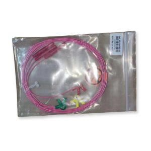 3-lead ECG Extension Cable with Grabber/Pinch end IEC for Northern Meditec 040.01.000293.00 Reusable