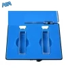 10mm JGS1 quartz cuvette cell with lid for UV-Vis spectrophotometer laboratory use