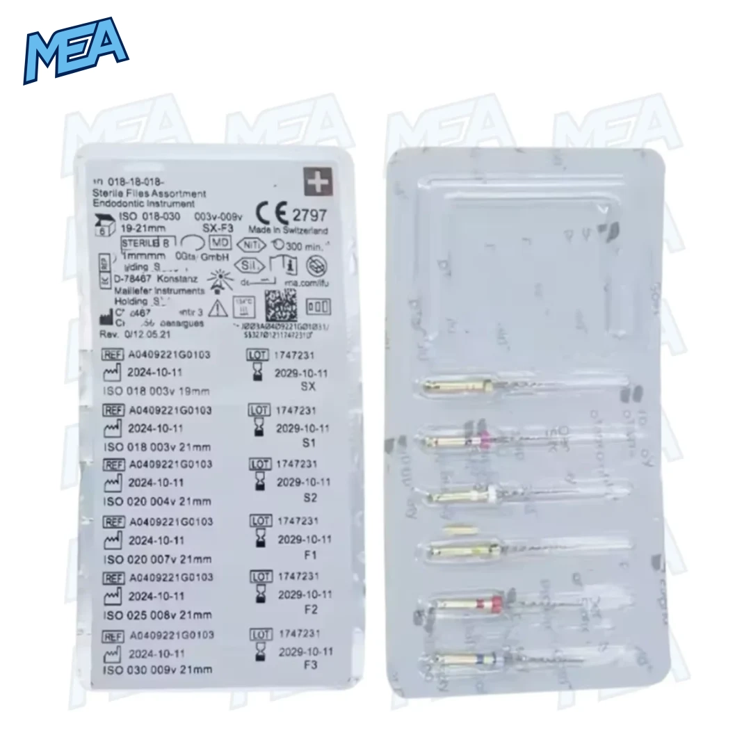 10pcs Dental ProTaper Gold Rotary Files with Multiple Sizes