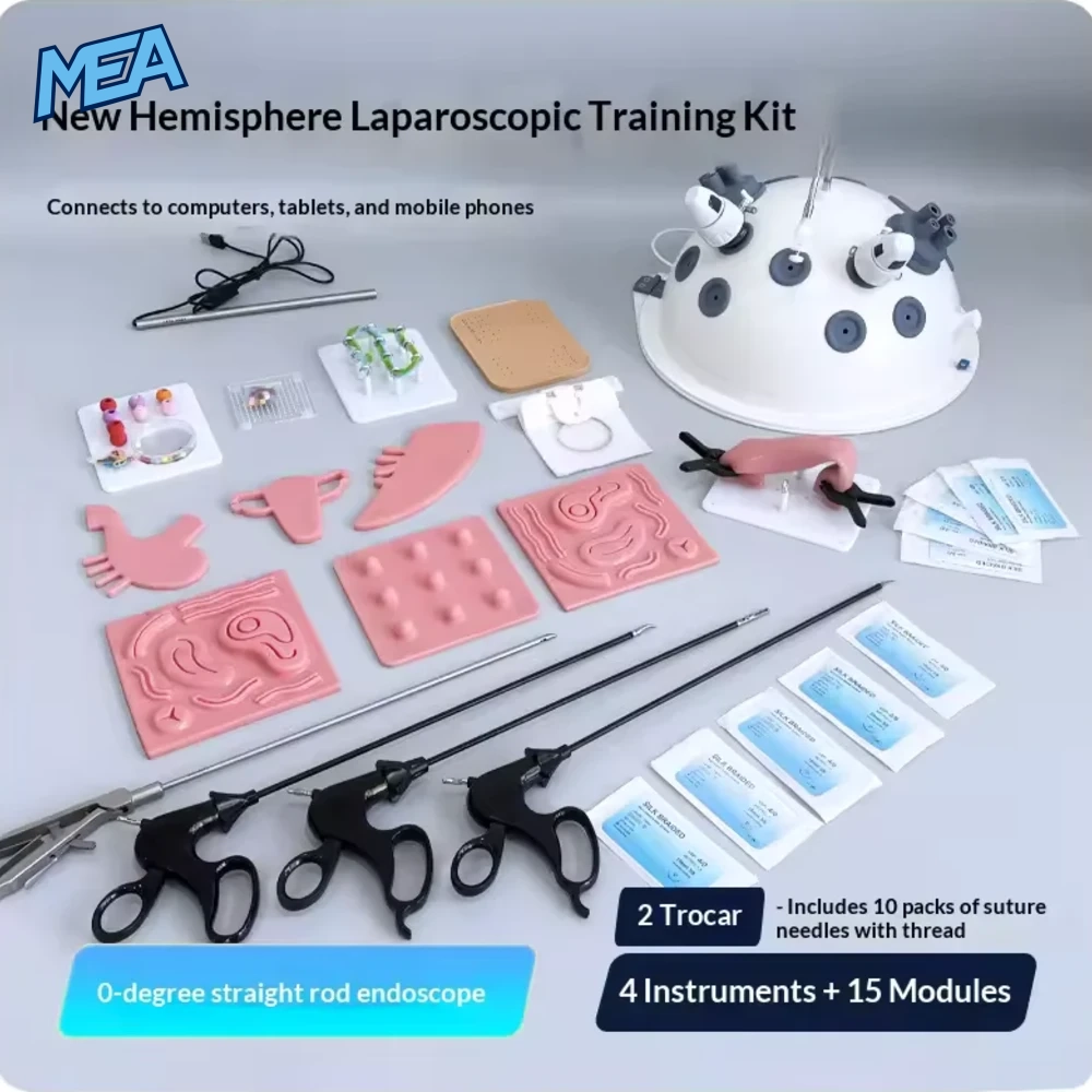 Laparoscopic Trainer Endoscopy Training Box Laparoscopy Simulator Laparoscope For Suture Skill Practice 24 Laparoscopic Trainer Endoscopy Training Box Laparoscopy Simulator Laparoscope For Suture Skill Practice - view 13