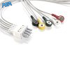 5-lead ECG Leadwire Set with Snap end IEC for Mindray 115-004870-00 0.8m, Reusable 2 115 004870 00