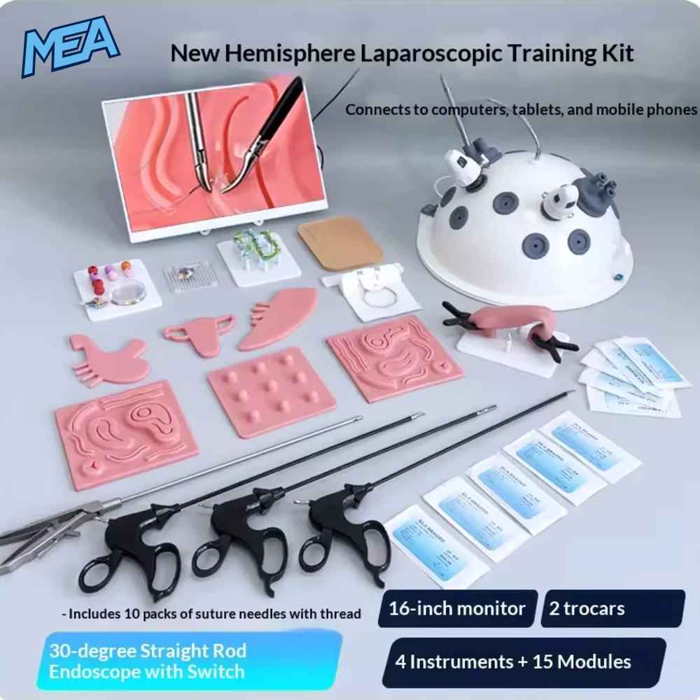 Laparoscopic Trainer Endoscopy Training Box Laparoscopy Simulator Laparoscope For Suture Skill Practice 30 Laparoscopic Trainer Endoscopy Training Box Laparoscopy Simulator Laparoscope For Suture Skill Practice - view 16