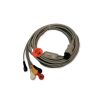 One-Piece ECG Cable with Snap end IEC for Biolight 15-031-0002 Reusable 2 15 031 0002