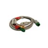 One-Piece ECG Cable with Snap end IEC for Biolight 15-031-0013 Reusable 3 15 031 0013