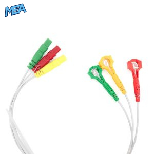 3-lead ECG Leadwire Set with Grabber/Pinch end for Biolight 15-100-0171 Reusable