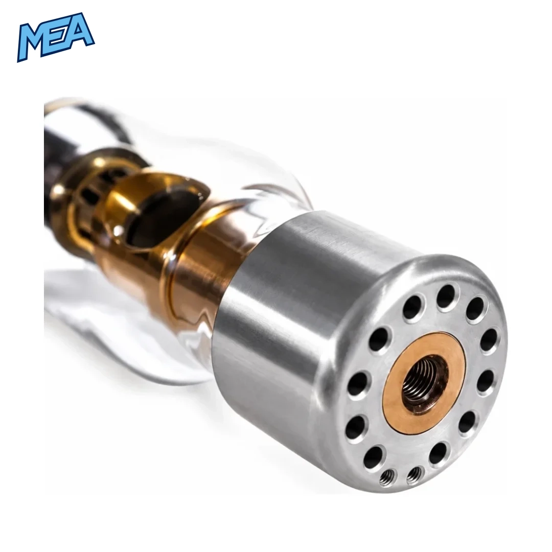 160KV X-Ray Tube Glass Spare Tube For Portable Industrial NDT X-Ray Generators 1.0mA / 2.0mA (New) 6 160KV X-ray tube anode base with 3/8-24 threaded mount and cooling holes