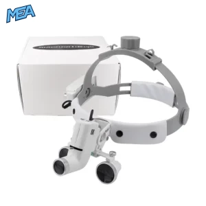 2.5X 3.5X Dental LED Loupes with 5W Headlight Adjustable Brightness Binocular Surgical Magnifier