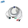 5-lead One-Piece ECG Cable for Zoncare 2061002810 Reusable 3 2061002810