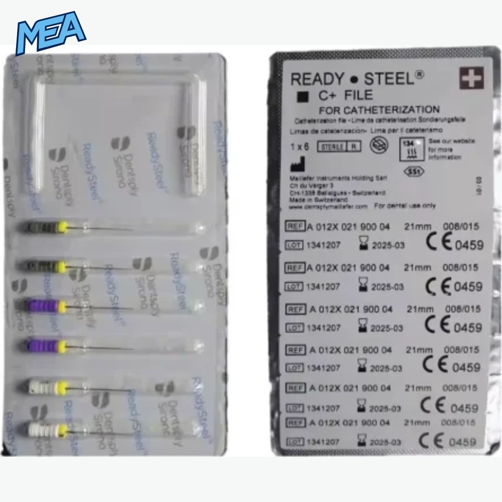 Dentsply Sirona Ready Steel File Stainless Steel NiTi Flexible Endo Files for Root Canal Treatment Length 21/25/31mm 26 Dentsply Sirona Ready Steel File Stainless Steel NiTi Flexible Endo Files for Root Canal Treatment Length 21/25/31mm - view 14