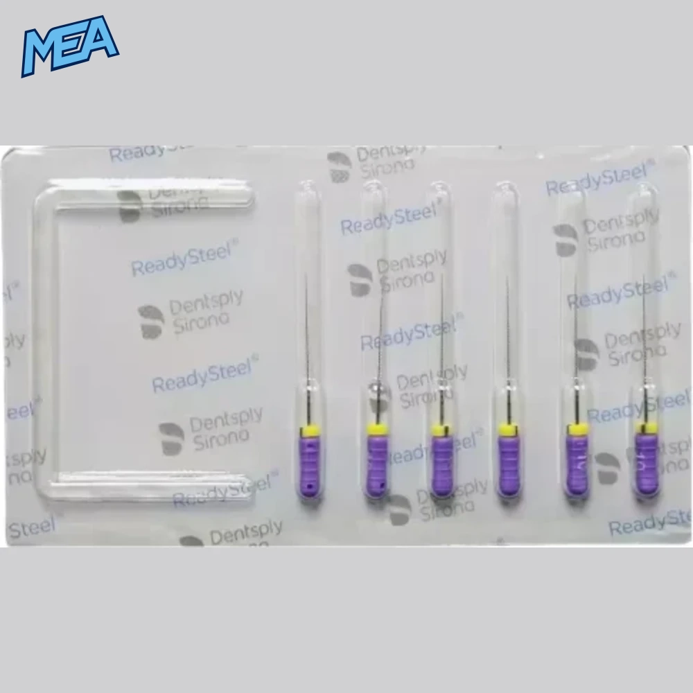 Dentsply Sirona Ready Steel File Stainless Steel NiTi Flexible Endo Files for Root Canal Treatment Length 21/25/31mm 14 Dentsply Sirona Ready Steel File Stainless Steel NiTi Flexible Endo Files for Root Canal Treatment Length 21/25/31mm - view 8
