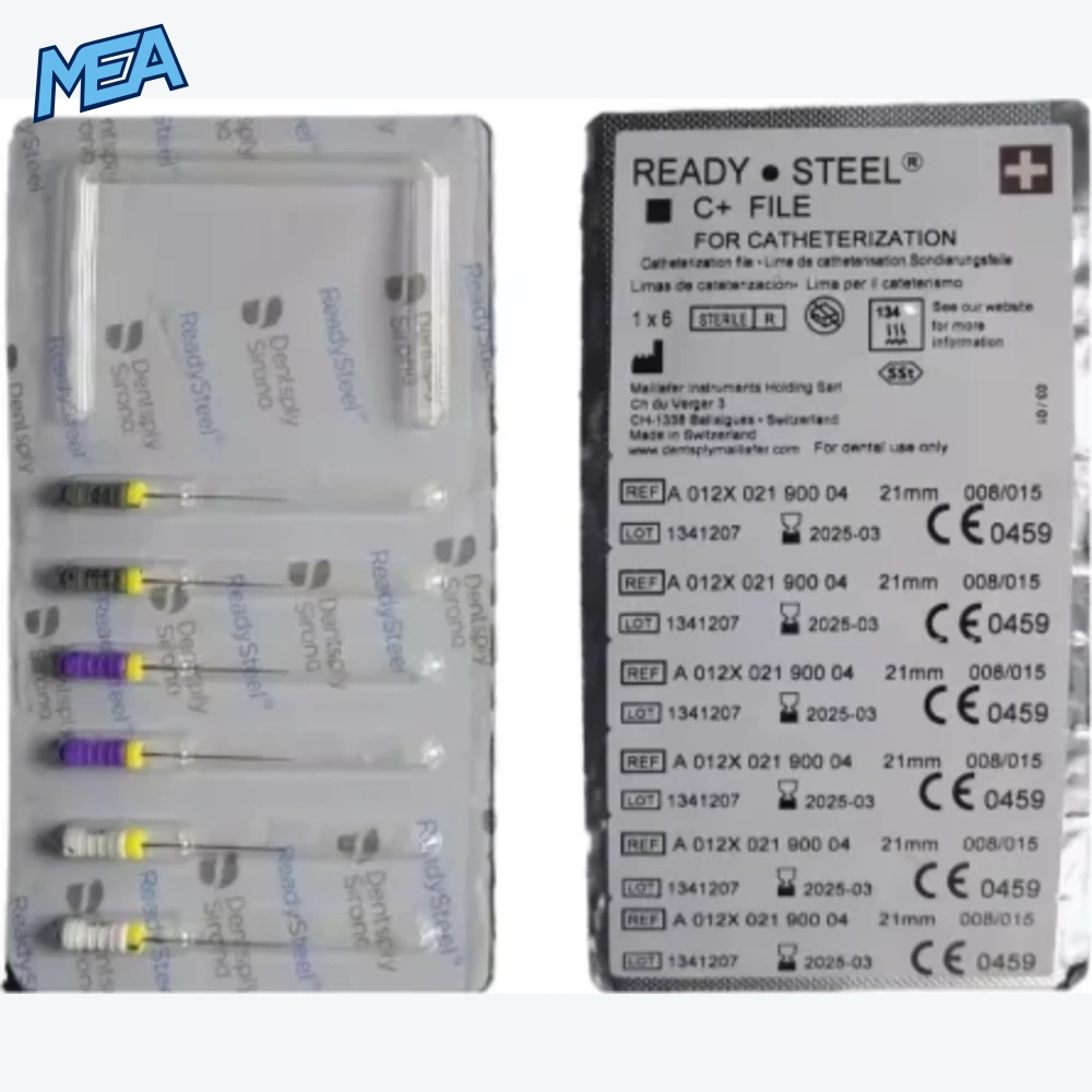 Dentsply Sirona Ready Steel File Stainless Steel NiTi Flexible Endo Files for Root Canal Treatment Length 21/25/31mm 28 Dentsply Sirona Ready Steel File Stainless Steel NiTi Flexible Endo Files for Root Canal Treatment Length 21/25/31mm - view 15