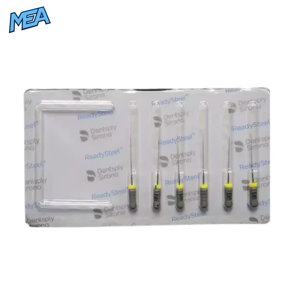 Dentsply Sirona Ready Steel File Stainless Steel NiTi Flexible Endo Files for Root Canal Treatment Length 21/25/31mm 10 Dentsply Sirona Ready Steel File Stainless Steel NiTi Flexible Endo Files for Root Canal Treatment Length 21/25/31mm - view 6