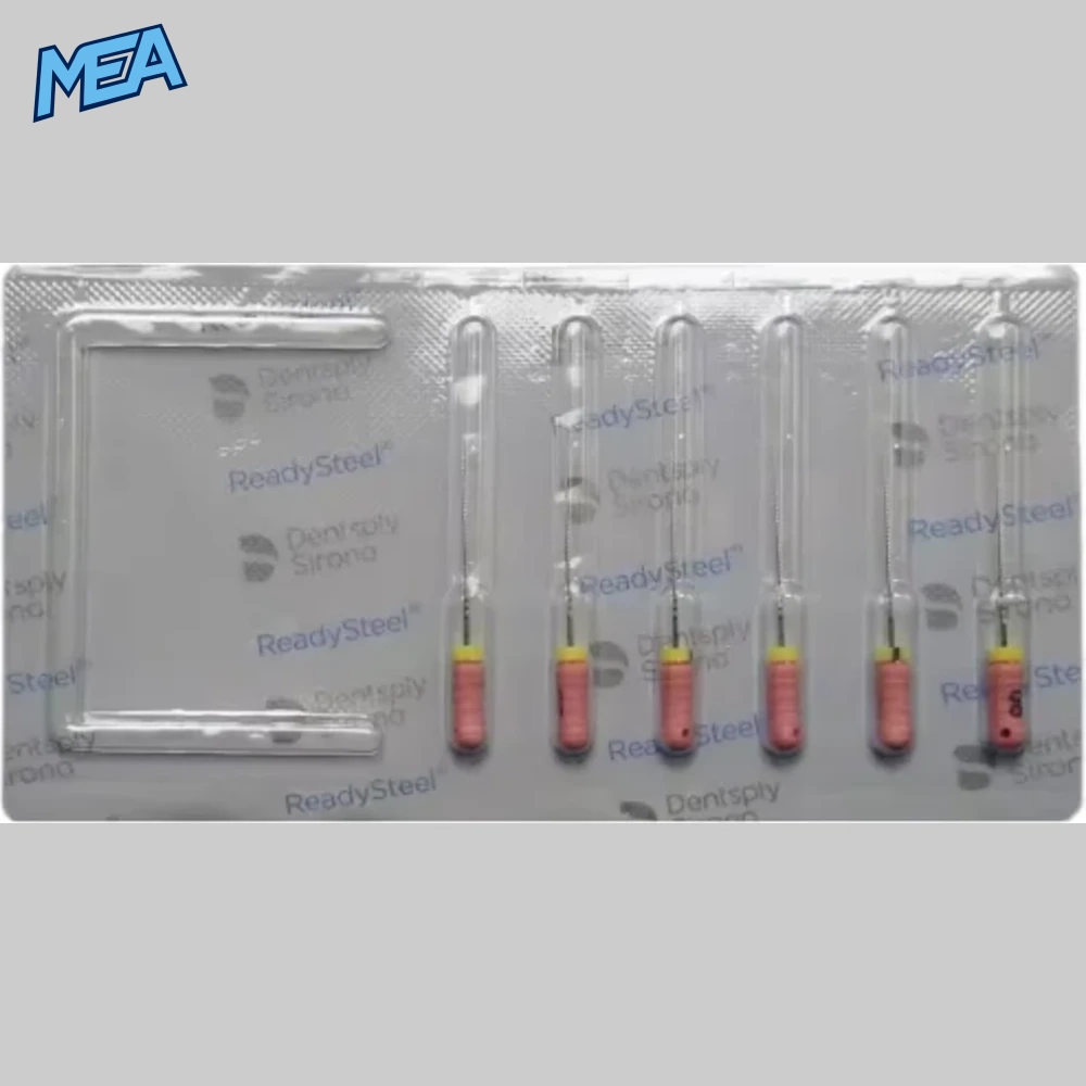 Dentsply Sirona Ready Steel File Stainless Steel NiTi Flexible Endo Files for Root Canal Treatment Length 21/25/31mm 4 Dentsply Sirona Ready Steel File Stainless Steel NiTi Flexible Endo Files for Root Canal Treatment Length 21/25/31mm - view 3