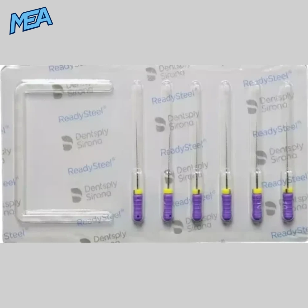 Dentsply Sirona Ready Steel File Stainless Steel NiTi Flexible Endo Files for Root Canal Treatment Length 21/25/31mm 16 Dentsply Sirona Ready Steel File Stainless Steel NiTi Flexible Endo Files for Root Canal Treatment Length 21/25/31mm - view 9