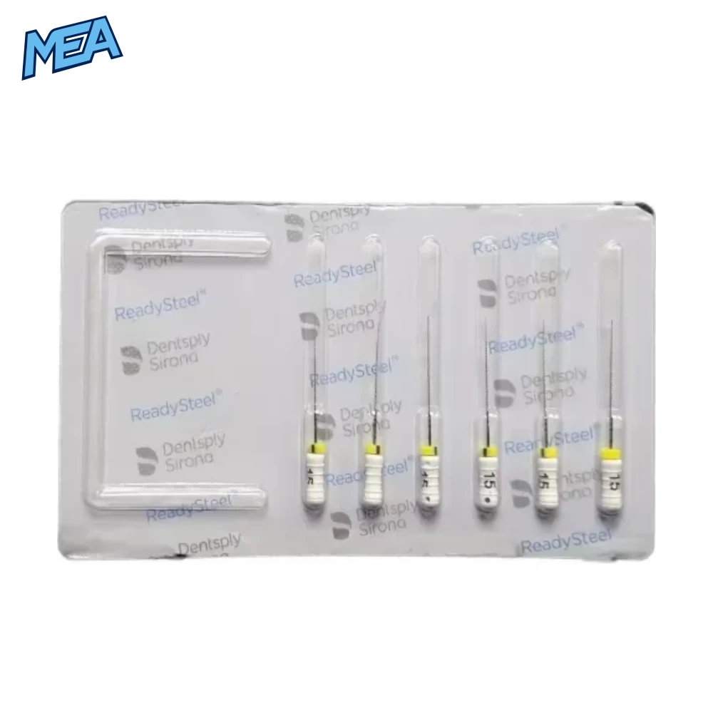 Dentsply Sirona Ready Steel File Stainless Steel NiTi Flexible Endo Files for Root Canal Treatment Length 21/25/31mm 22 Dentsply Sirona Ready Steel File Stainless Steel NiTi Flexible Endo Files for Root Canal Treatment Length 21/25/31mm - view 12