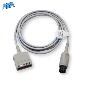 5-lead ECG Trunk Cable AHA/IEC for Draeger 2606496 2.6m, Reusable