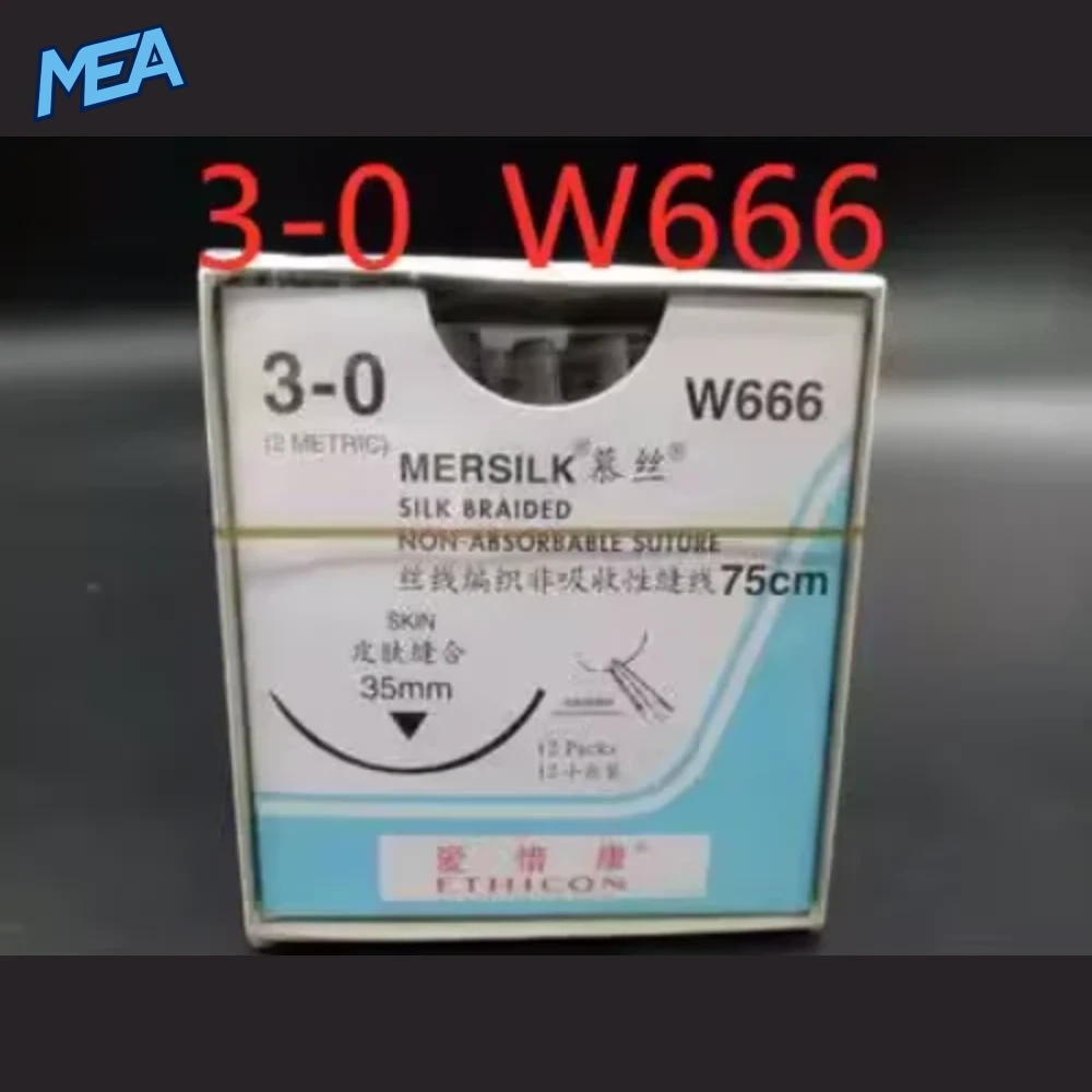 Ethicon MERSILK Line Surgical Non Absorbable Suture Line Sterile Real Silk Braid Line Instrument 28 Ethicon MERSILK Line Surgical Non Absorbable Suture Line Sterile Real Silk Braid Line Instrument - view 15