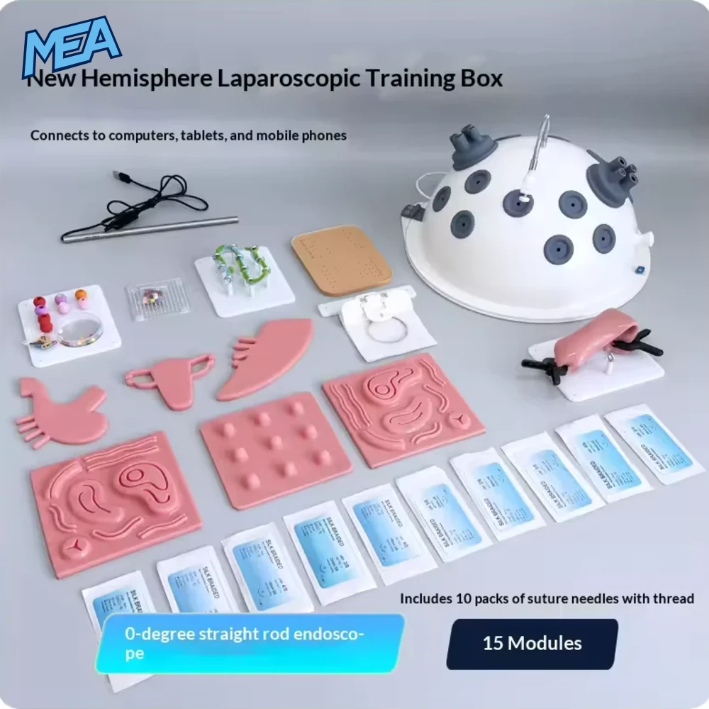Laparoscopic Trainer Endoscopy Training Box Laparoscopy Simulator Laparoscope For Suture Skill Practice 8 Laparoscopic Trainer Endoscopy Training Box Laparoscopy Simulator Laparoscope For Suture Skill Practice - view 5