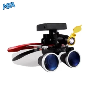 Dental Loupes Dental Magnifier Dental Lab Medical Loupes Magnification Binocular 2.5/3.5x Headlight Wireless 5W Headlamp - view 2
