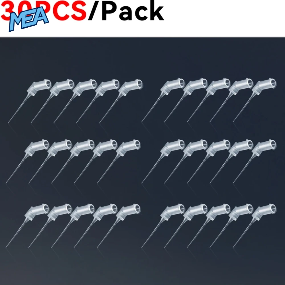 30G Endo Irrigation Needle Tips 0.3mm Side-Vented Root Canal Irrigation Tips (10/20/30 Pcs) 12 30G endo irrigation needle tips 30 pack