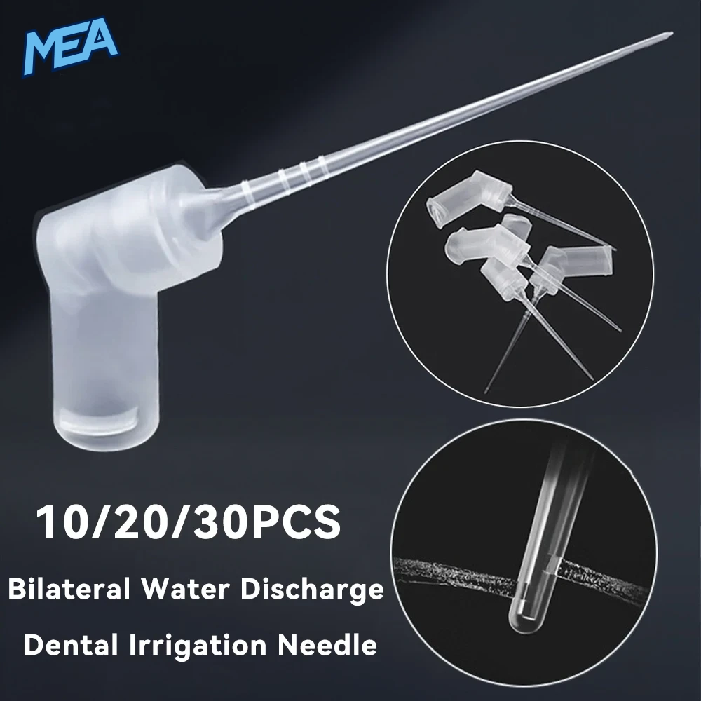 30G Endo Irrigation Needle Tips 0.3mm Side-Vented Root Canal Irrigation Tips (10/20/30 Pcs) 1 30G endo irrigation needle tips with side-vented 0.3mm closed tip and 60 degree Luer lock hub
