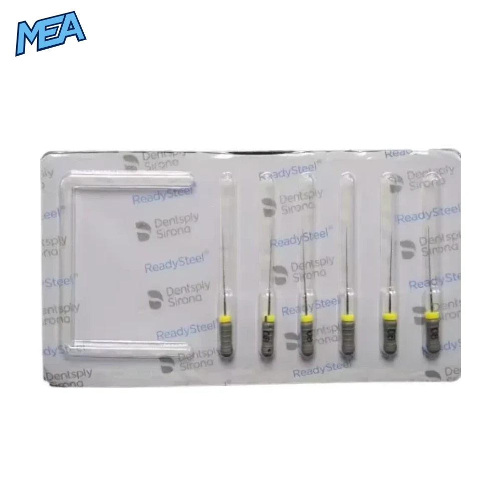 Dentsply Sirona Ready Steel File Stainless Steel NiTi Flexible Endo Files for Root Canal Treatment Length 21/25/31mm 12 Dentsply Sirona Ready Steel File Stainless Steel NiTi Flexible Endo Files for Root Canal Treatment Length 21/25/31mm - view 7