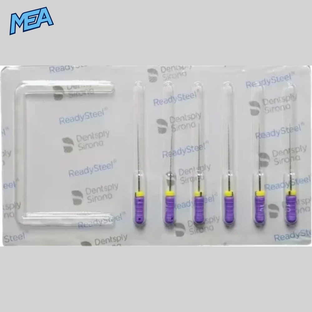 Dentsply Sirona Ready Steel File Stainless Steel NiTi Flexible Endo Files for Root Canal Treatment Length 21/25/31mm 18 Dentsply Sirona Ready Steel File Stainless Steel NiTi Flexible Endo Files for Root Canal Treatment Length 21/25/31mm - view 10