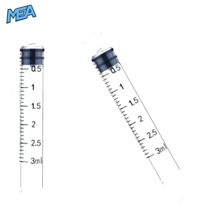 3cc Luer Lock disposable syringe with smooth piston for glue essential oil and laboratory applications