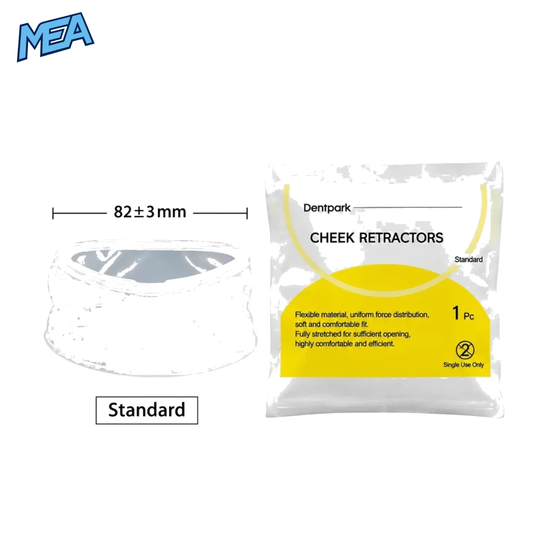Disposable Dental Lip Cheek Retractor 3D Soft Mouth Opener Latex Free Standard Size (20 Pack) 2 3D mouth opener soft lip retractor standard size 82 mm ring diameter