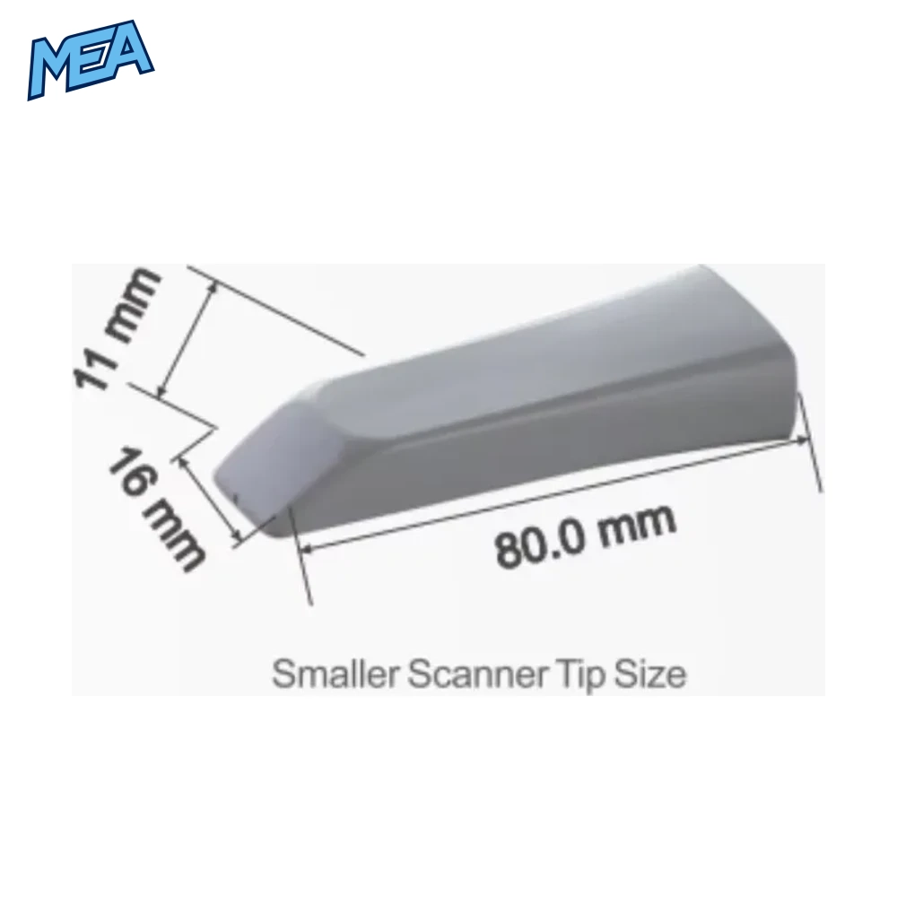 3DS Dental Imaging Scanner Head New Scanner Tips For V3 Pro 2 3DS V3 Pro mini scanner tip dimensions 80 x 16 x 11 mm