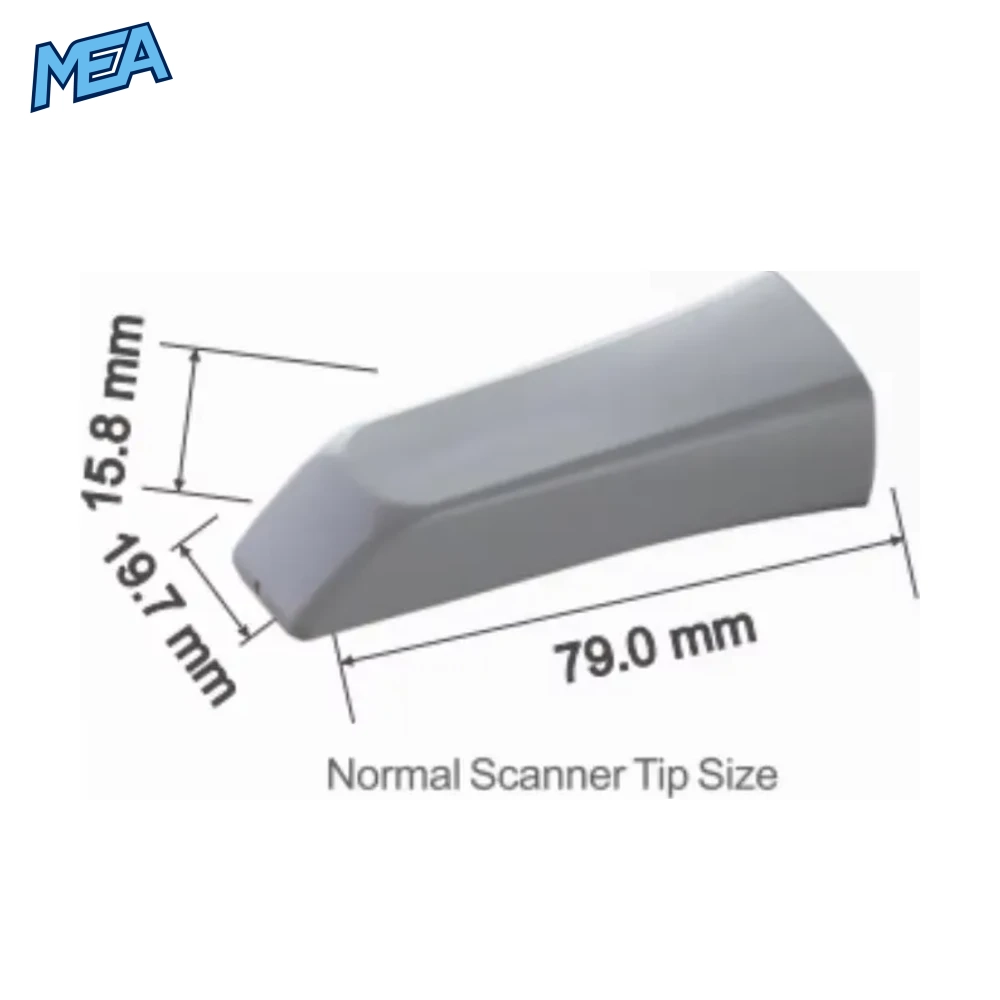 3DS Dental Imaging Scanner Head New Scanner Tips For V3 Pro 4 3DS V3 Pro normal scanner tip dimensions 79 x 19.7 x 15.8 mm