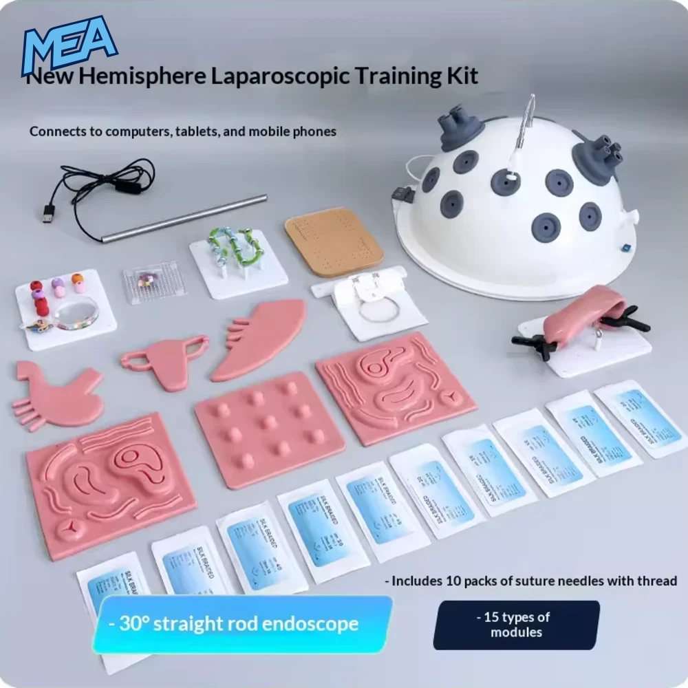 Laparoscopic Trainer Endoscopy Training Box Laparoscopy Simulator Laparoscope For Suture Skill Practice 10 Laparoscopic Trainer Endoscopy Training Box Laparoscopy Simulator Laparoscope For Suture Skill Practice - view 6