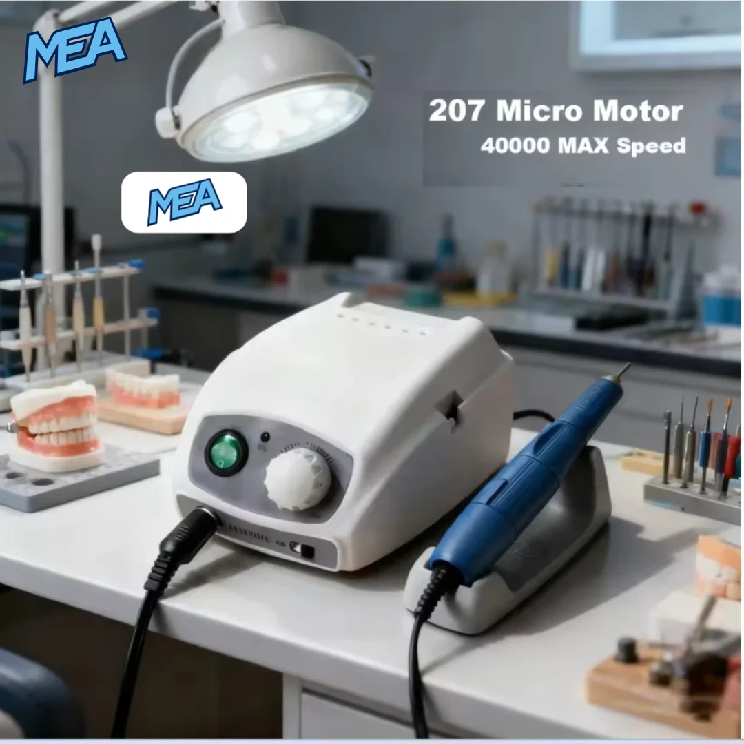 Dental Micromotor 40000 RPM Dental Lab Polishing Machine 103/106/107 Polishing Handpiece Dentistry Grinder Tools 1 40000 RPM Dental Micromotor Polishing Machine with 107 Handpiece for Dental Lab