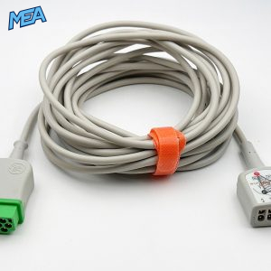5-lead ECG Trunk Cable AHA for GE Healthcare 412931-021 Reusable