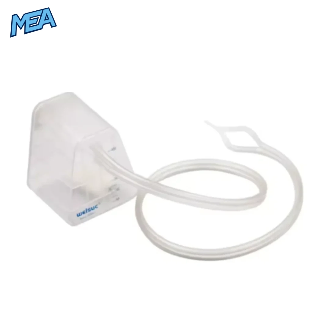 Negative pressure wound therapy disposable canister 450ml wound vac drainage bottle single use medical container