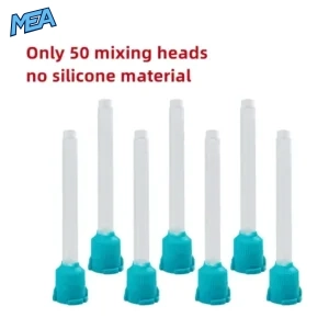 Dental Bite Registration Impression Material Mixing Tip Silicone Rubber Mixing Head Dentistry Silicone Occlusal Recordin - view 2