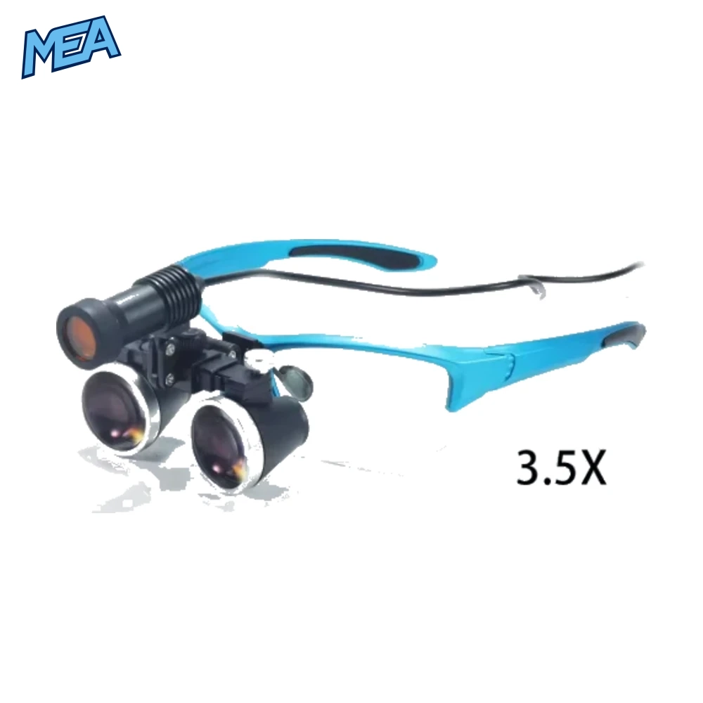 Dental Loupes 2.5/3.5x Black Magnifier Lab Medical Magnification Binocular Magnifier Headlight Headlamp 5W Seperately 14 Dental Loupes 2.5/3.5x Black Magnifier Lab Medical Magnification Binocular Magnifier Headlight Headlamp 5W Seperately - view 8
